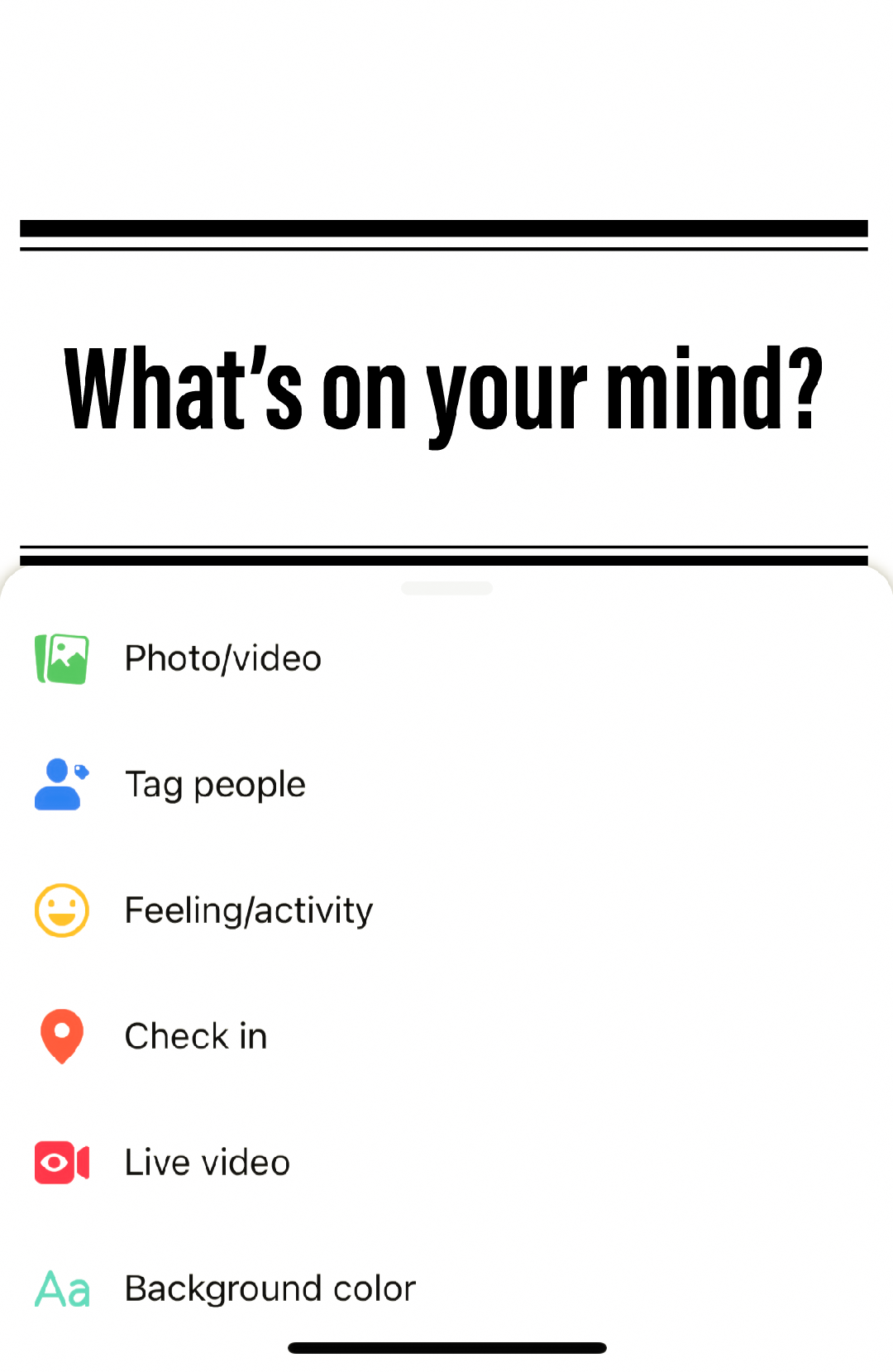 What’s On Your Mind?